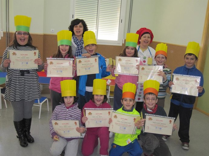 Los niños participantes