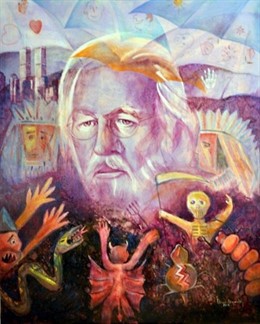 Imagen de la obra 'LambXXII' donada por el artista alicantino 'Martigodi' al MAR