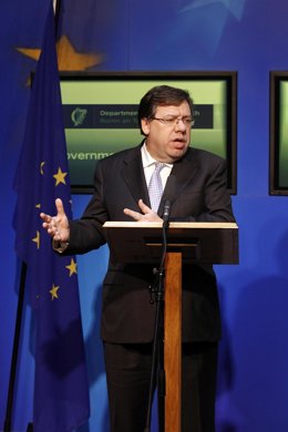 El primer ministro irlandés, Brian Cowen