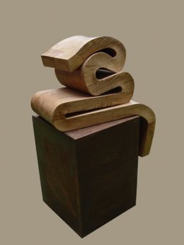 Una de las obras de Jesús Lizaso