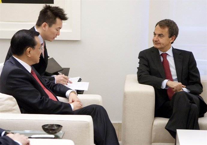  Li Keqiang y Zapatero