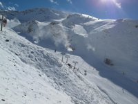 Las fuertes rachas de viento mantienen cerrada la estación de esquí de Sierra Nevada