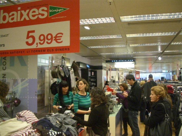 Rebajas (Fotografías Apertura El Corte Inglés De Avenidas)