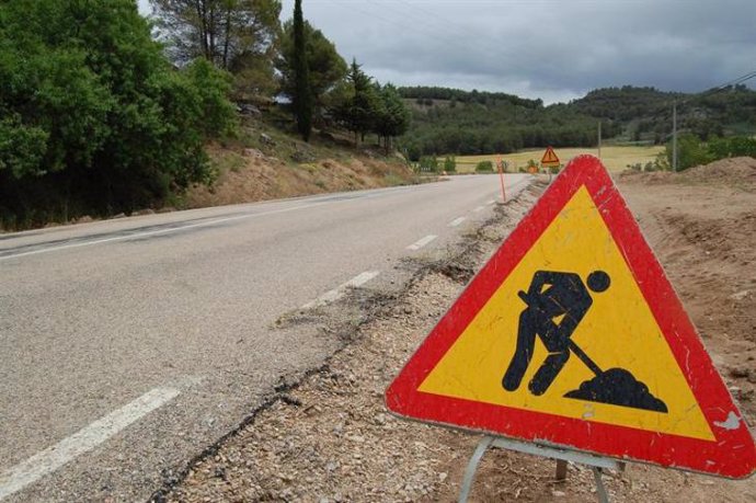 carretera en obras