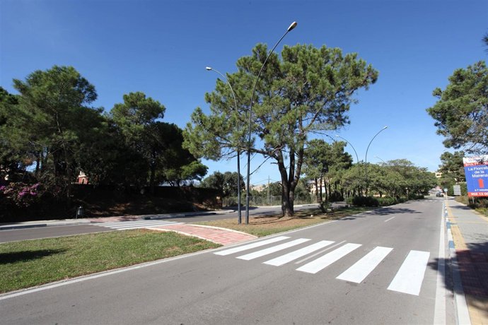 Una de las vías del distrito de Las Chapas en las que ha actuado el Ayuntamiento