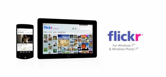 aplicación de  flickr para windows phone 7 desde WMexperts