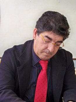 Diego Valderas, durante la entrevista 