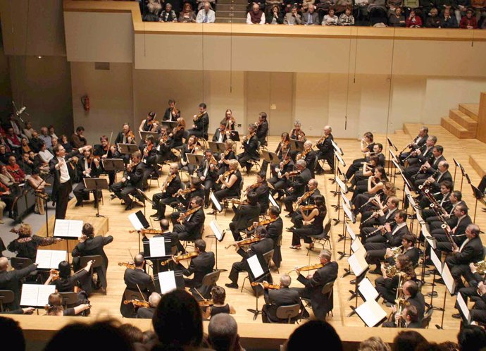 Orquesta en el Palau de la Música