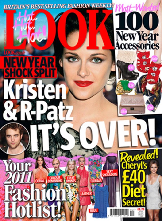 Kristen Stewart en la portada de la revista 'Look'