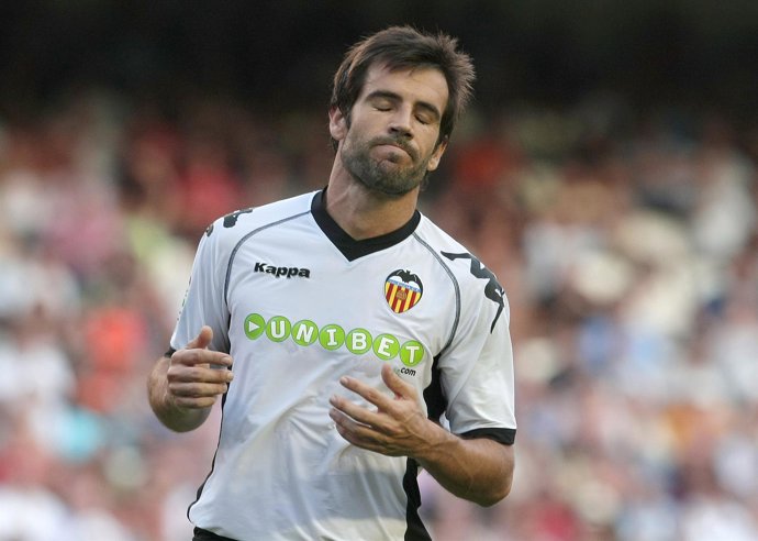 El jugador del Valencia David Albeda