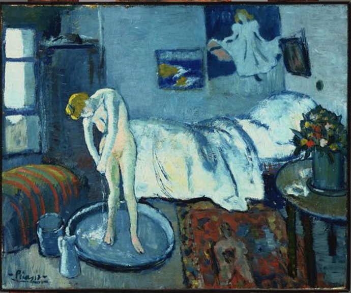 La habitación azul. Pablo Picasso