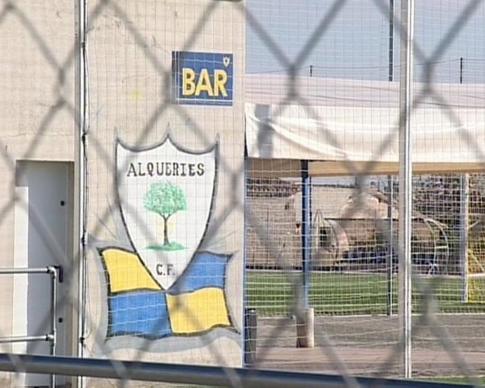 Campo de fútbol donde falleció el joven