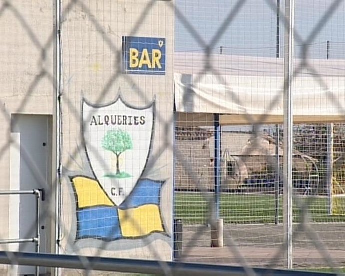 Campo de fútbol donde falleció el joven