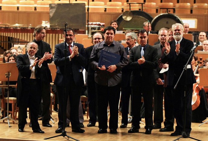 Víctor Ibarra, ganador del II Concurso Internacional de Composición Auditorio Na