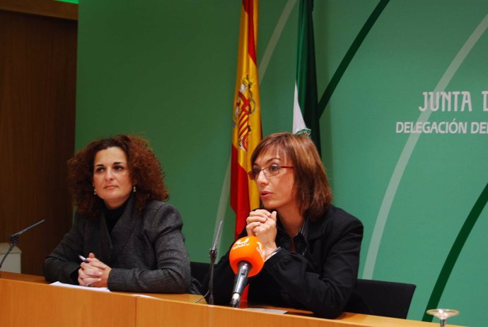 Las delegadas provinciales de Gobierno andaluz y de Economía, Innovación y Cienc