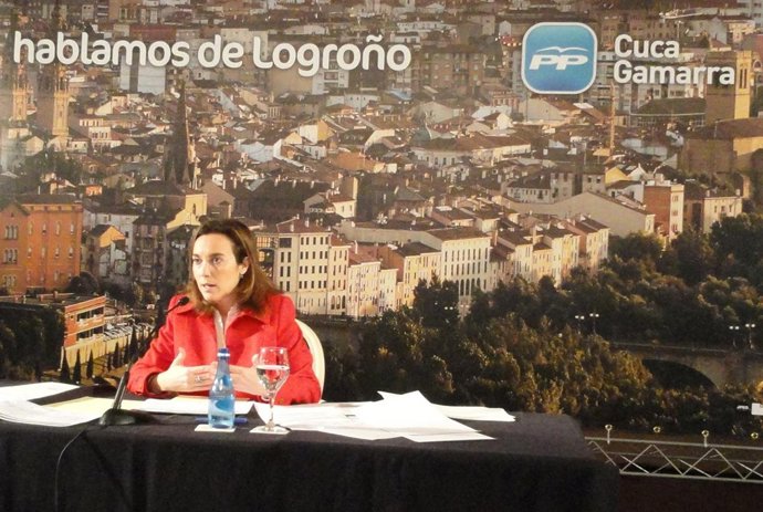 La portavoz popular Cuca Gamarra