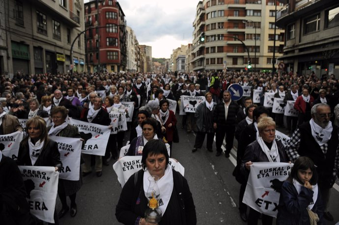 Manifestación por los presos de ETA