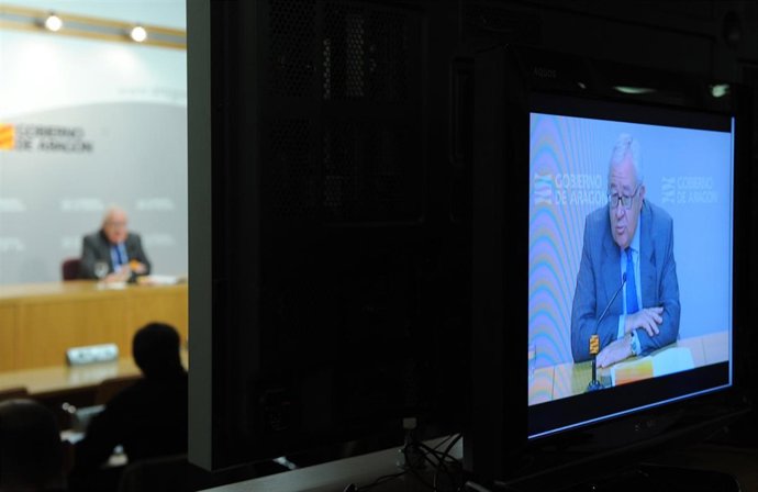 José Ángel Biel, en la rueda de prensa posterior al Consejo de Gobierno