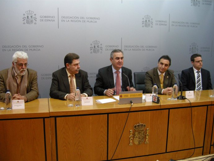 El delegado del Gobierno en la Región de Murcia, Rafael González Tovar, ha presi