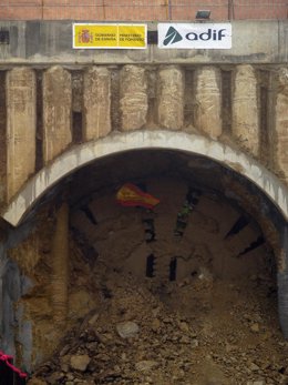 La tuneladora, en el tramo del AVE de Quejíjares (Granada)