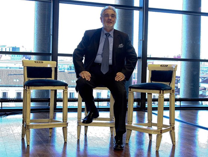 El tenor Plácido Domingo en el Teatro Real