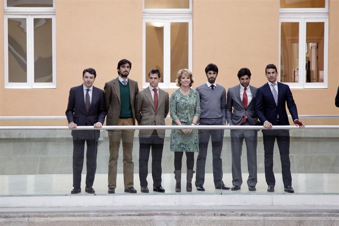 Fotografías: Aguirre Recibió A El Juli, Cayetano Rivera, José María Manzanares, 