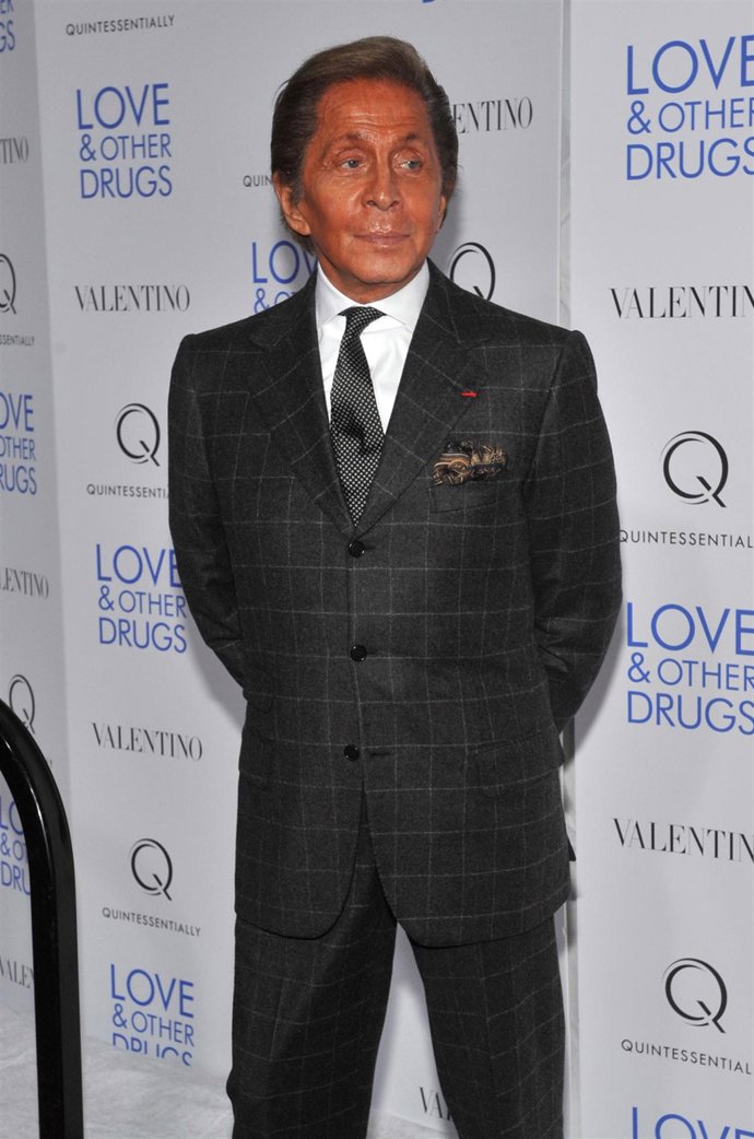 El diseñador Valentino Garavani