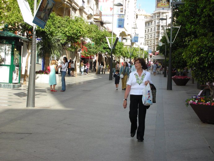 Una calle de Ceuta