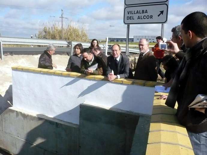 El consejero de Medio Ambiente, José Juan Díaz Trillo, este miércoles en Huelva
