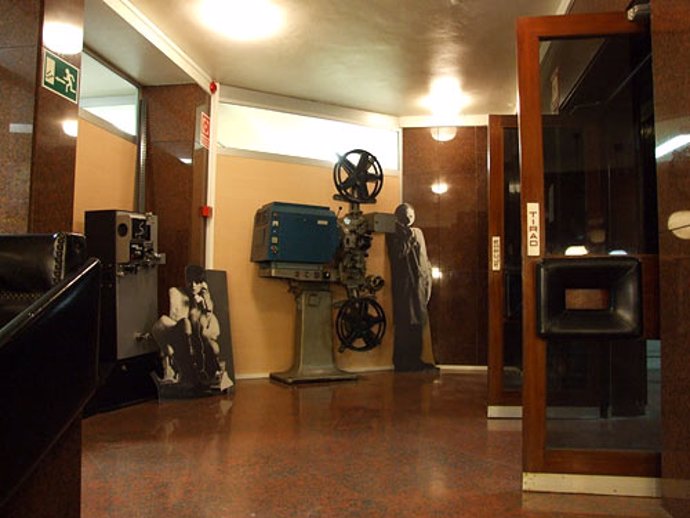 Imagen del interior de la Filmoteca Regional