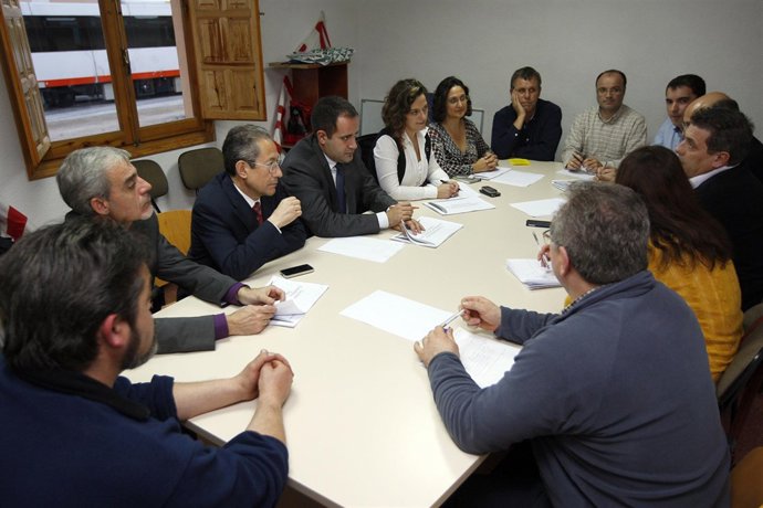 Alarte con el presidente del Comité de Empresa