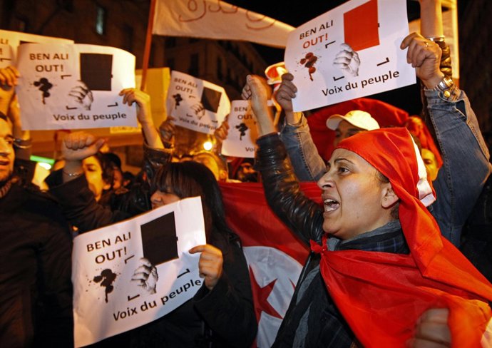 Protestas en Túnez