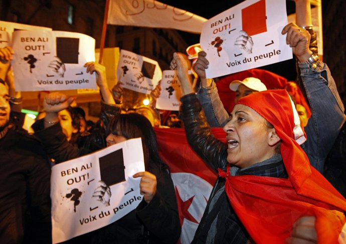 Protestas en Túnez
