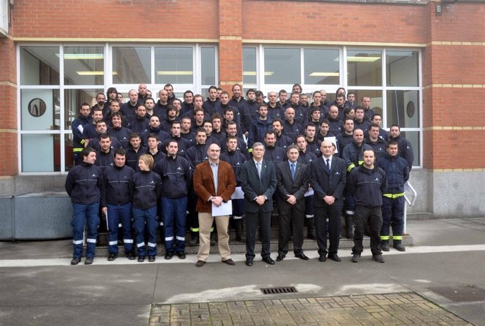 Bomberos que se incorporan a la plantilla.