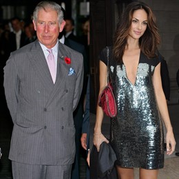 El Príncipe Carlos y la modelo Tasha de Vasconcelos