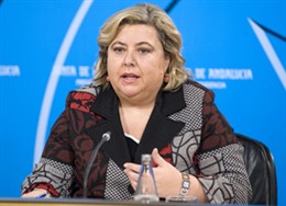 Clara Aguilera, en rueda de prensa