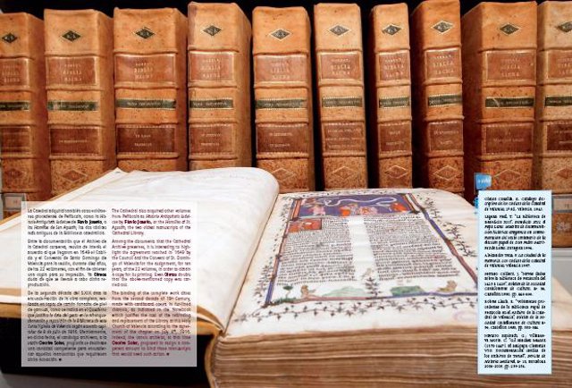 Una imagen de la Biblia de los Papas de Avignon