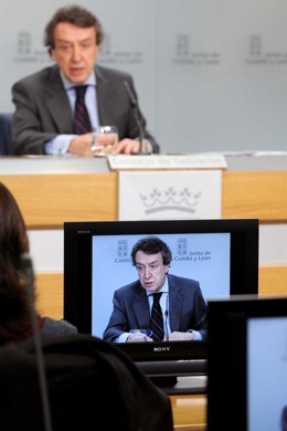 El portavoz de la Junta de Castilla y León, José Antonio de Santiago-Juárez