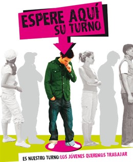 campaña espere aquí su turno de UGT