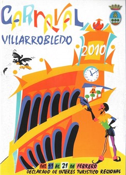 cartel Carnaval Villarrobledo (Albacete) 2010
