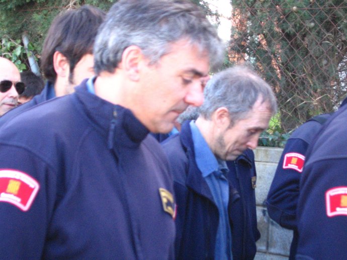 Delta 0, en el centro de la imagen tomada en Gandesa