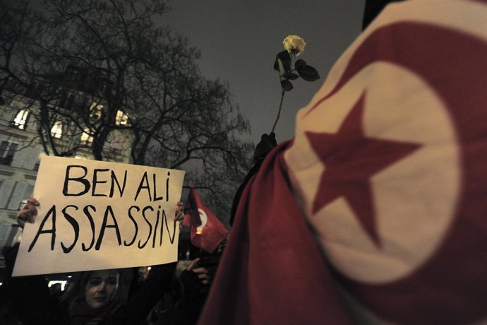 Protestas en Túnez