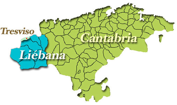 Mapa Tresviso