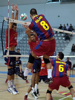 Superliga voleibol Barcelona-Tenerife 