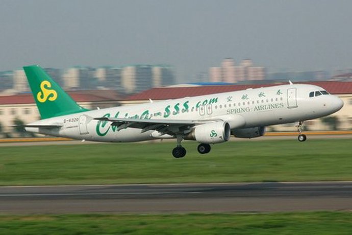 Avión de Spring Airlines