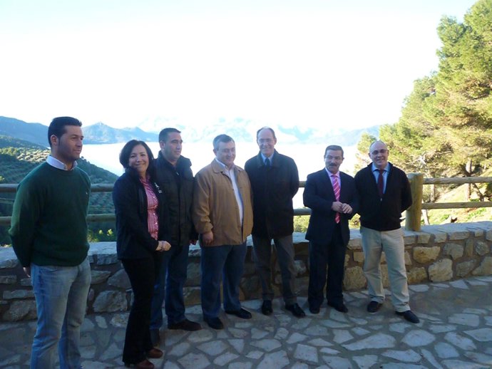Díaz Trillo en el mirador de Hornos de Segura (Jaén)
