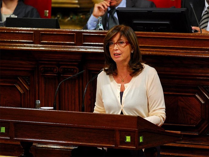 La consellera de Enseñanza, Irene Rigau