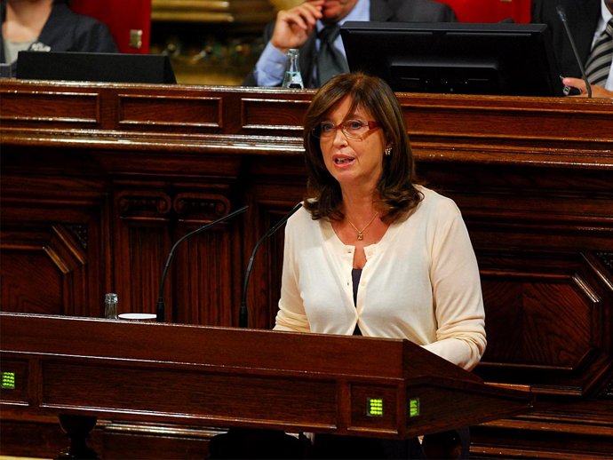 La consellera de Enseñanza, Irene Rigau