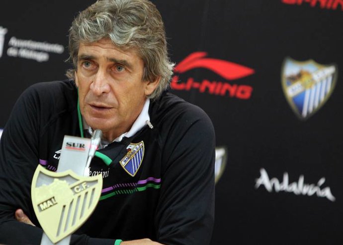Manuel Pellegrini en rueda de prensa