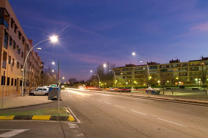 Nuevo alumbrado en Pinto